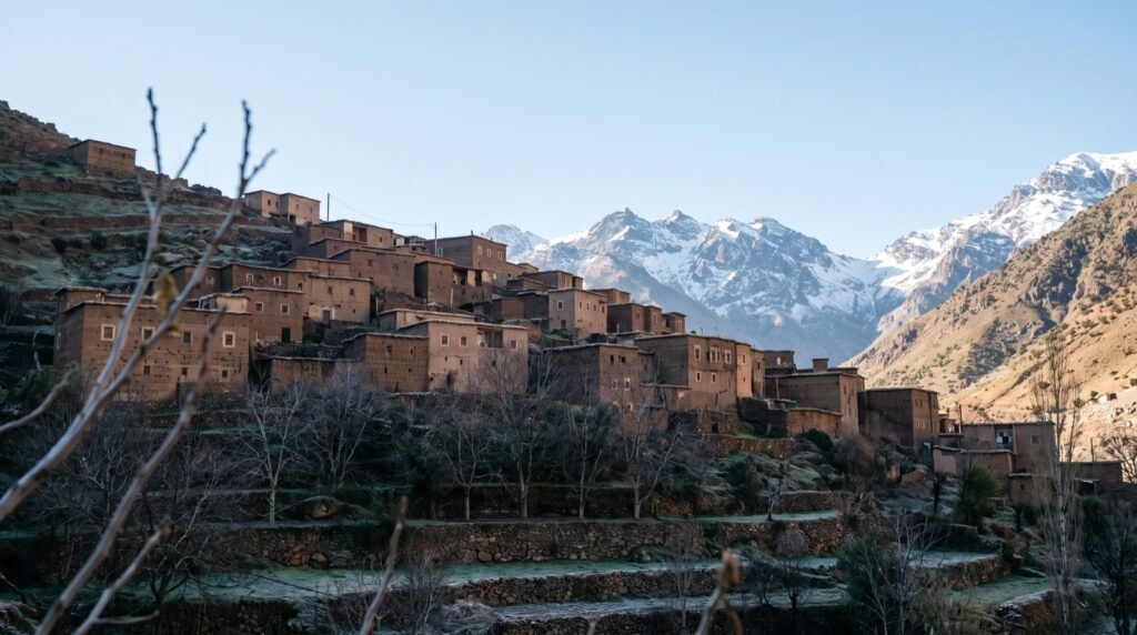 The Atlas Mountains from Marrakech