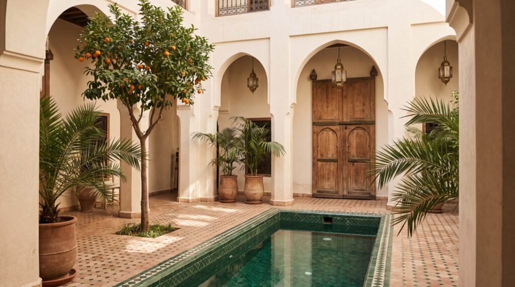Riad in the Medina in Marrakech