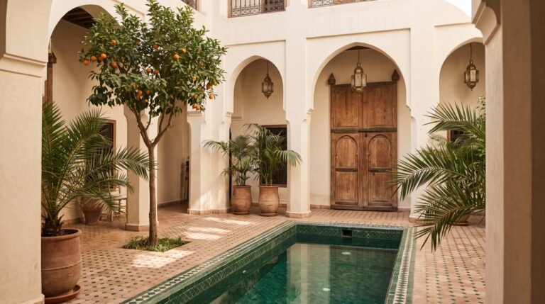 Riad in the Medina in Marrakech