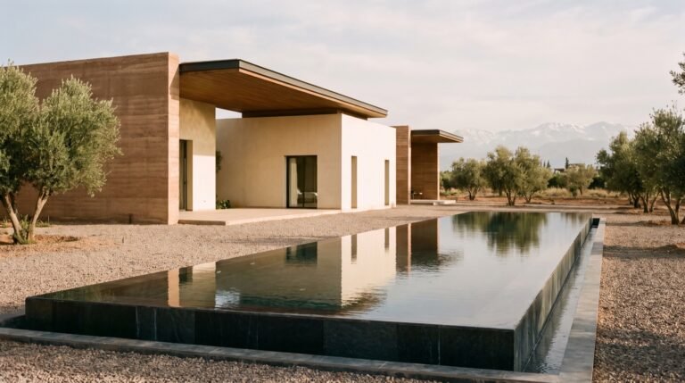 Contemporary villa with Atlas views in Marrakech